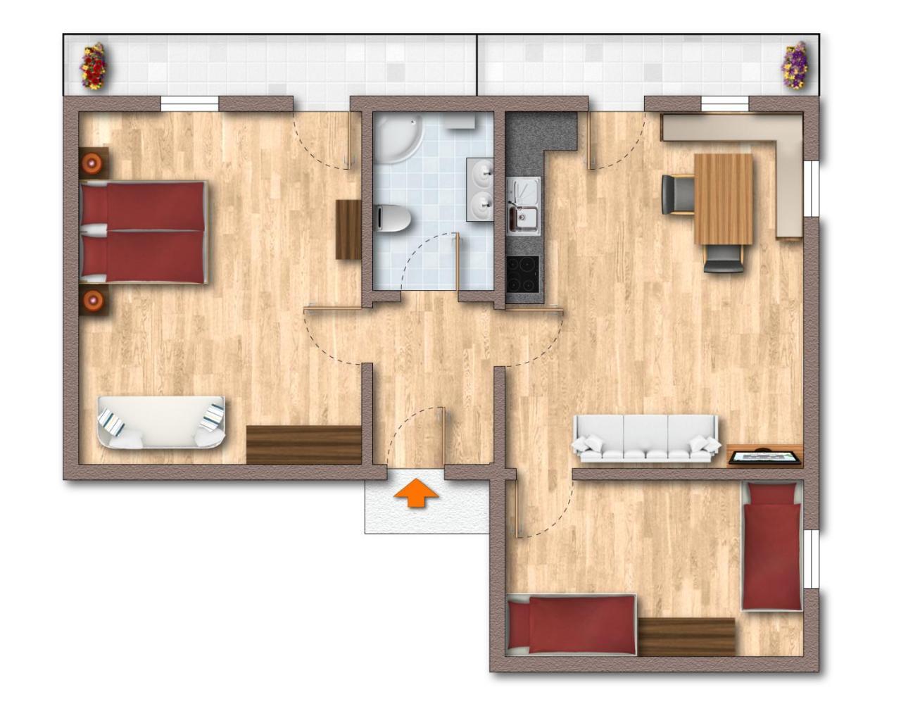 Appartement Schneeberger Zell am Ziller Eksteriør billede